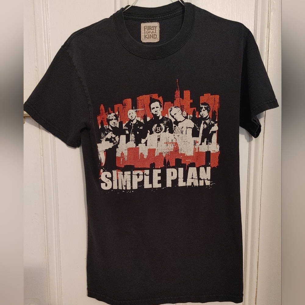 Simple Plan Tour Shirt 2005 American Concert Tee size small Pop Punk Rock